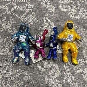 Vintage 1997 Intel Pentium II Bunny People Plush Dolls Set of 4